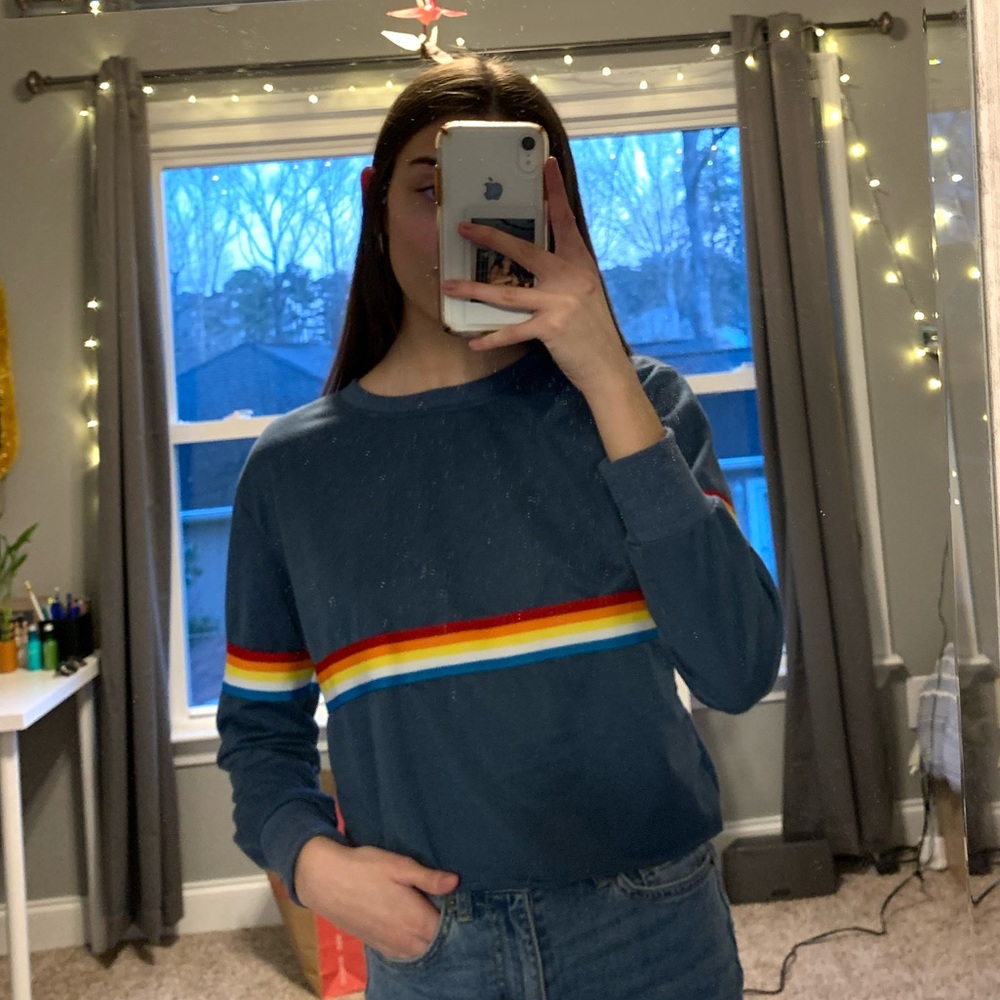 Long sleeve SHEIN crop top